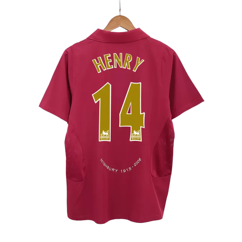 Retro HENRY #14 2005/06 Arsenal Home  Football Shirt Best Football Kits Shop