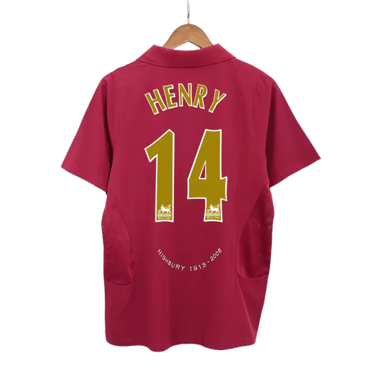 Retro HENRY #14 2005/06 Arsenal Home  Football Shirt Best Football Kits Shop
