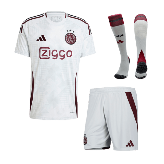 Ajax Third Away  Football Shirt Kit(Jersey+Shorts+Socks) 2024/25 Best Football Kits Shop