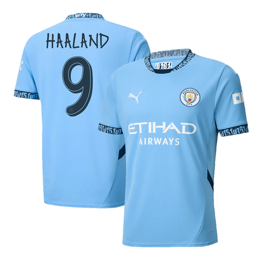 HAALAND #9 Manchester City Home  Football Shirt 2024/25 - UCL Best Football Kits Shop
