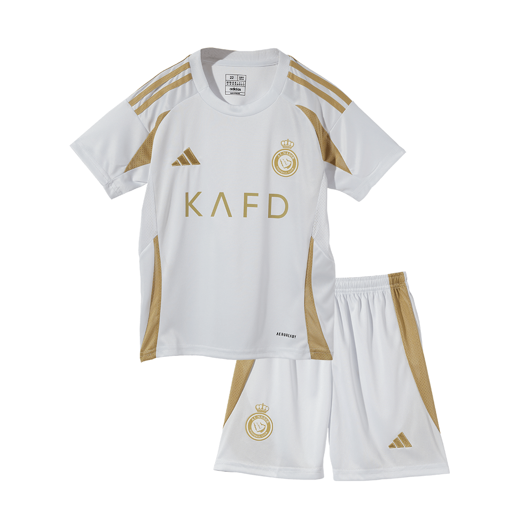 Kid's RONALDO #7 Al Nassr Third Away  Football Shirt Kit(Jersey+Shorts) 2024/25 Best Football Kits Shop