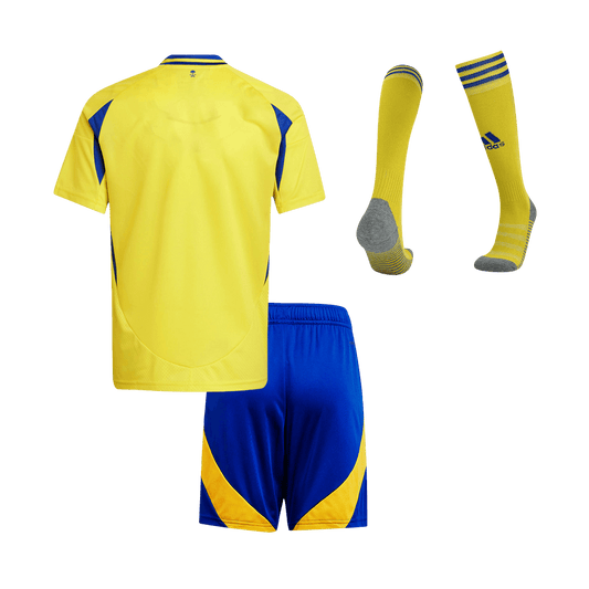 Kid's Al Nassr Home  Football Shirt Kit(Jersey+Shorts+Socks) 2024/25 Best Football Kits Shop