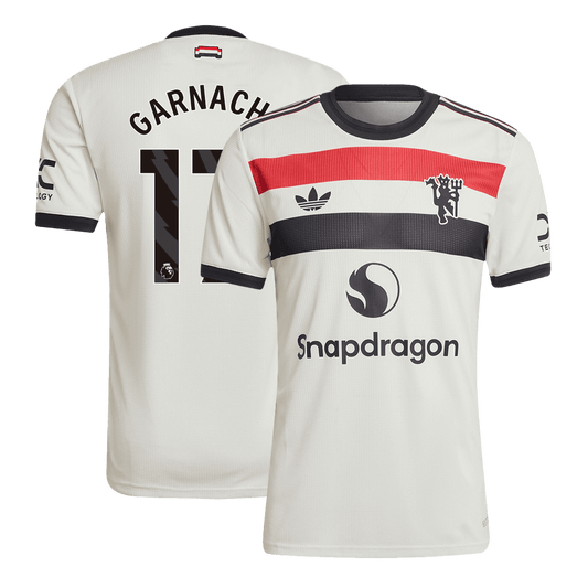 Player Version GARNACHO #17 Manchester United Third Away  Football Shirt 2024/25 Best Football Kits Shop