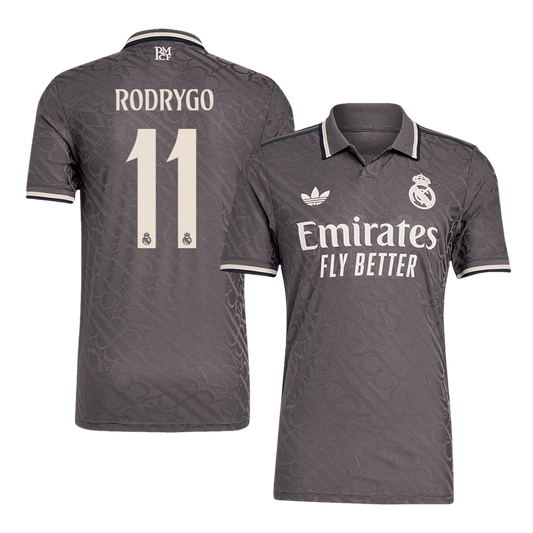 Player Version RODRYGO #11 Real Madrid Third Away  Football Shirt 2024/25 Best Football Kits Shop