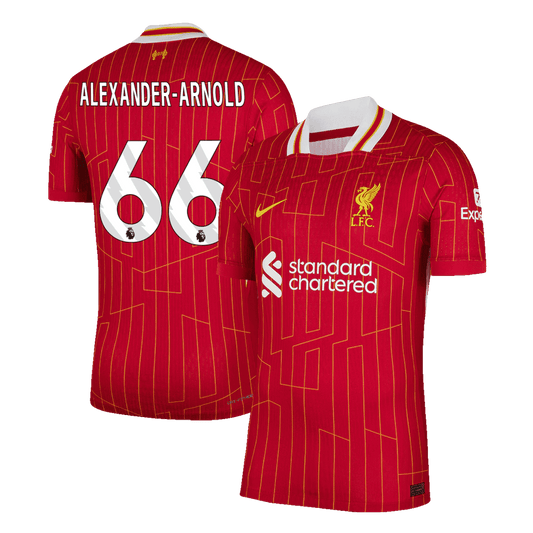 Player Version ALEXANDER-ARNOLD #66 Liverpool Home  Football Shirt 2024/25 Best Football Kits Shop