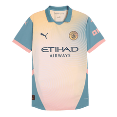 Player Version HAALAND #9 Manchester City Fourth Away  Football Shirt 2024/25- Definitely City (UCL) Best Football Kits Shop