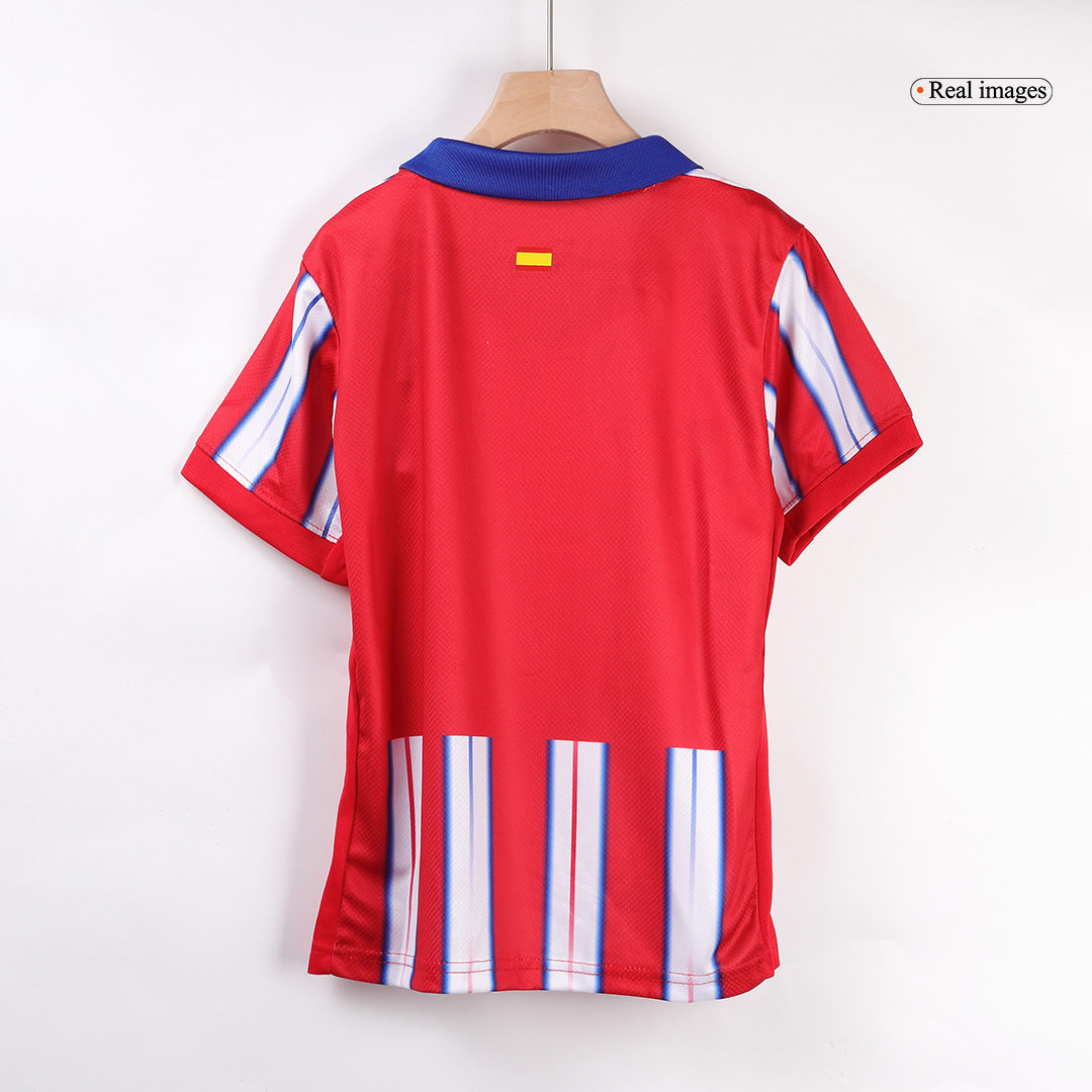 Kid's Atletico Madrid Home  Football Shirt Kit(Jersey+Shorts+Socks) 2024/25 Best Football Kits Shop
