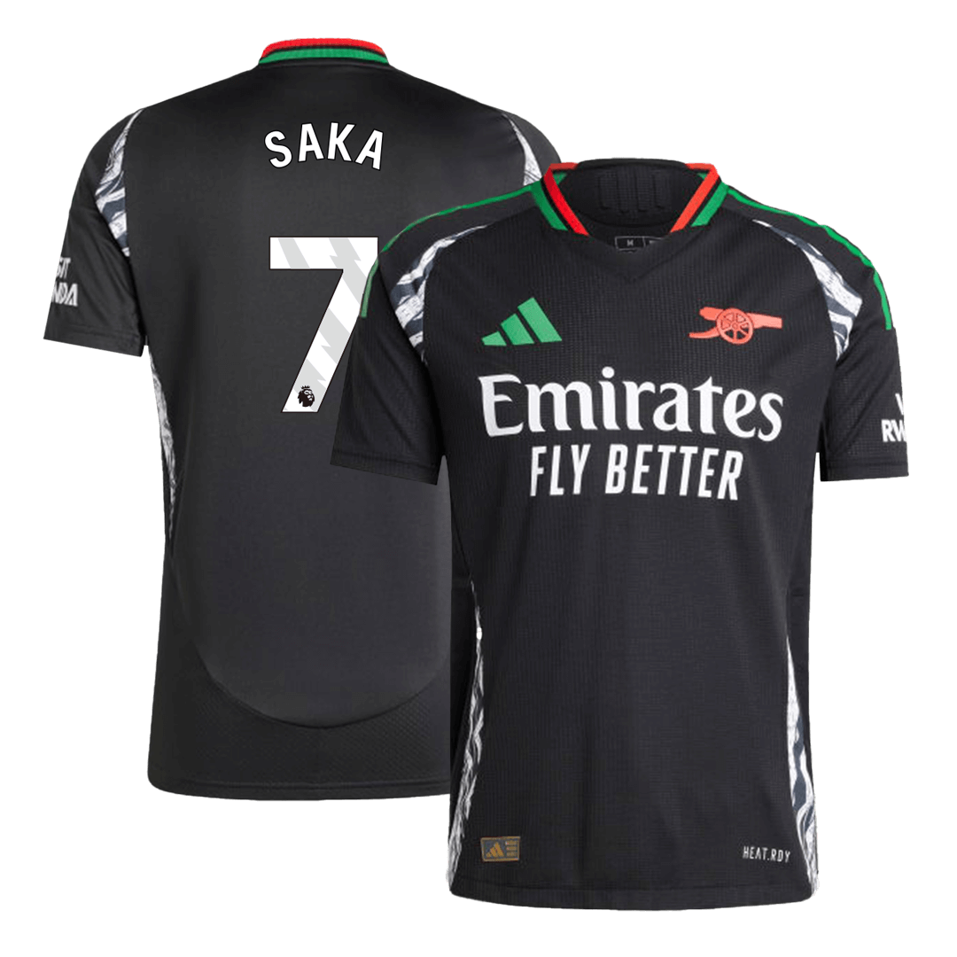 Player Version SAKA #7 Arsenal Away  Football Shirt 2024/25 Best Football Kits Shop