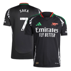 Player Version SAKA #7 Arsenal Away  Football Shirt 2024/25 Best Football Kits Shop