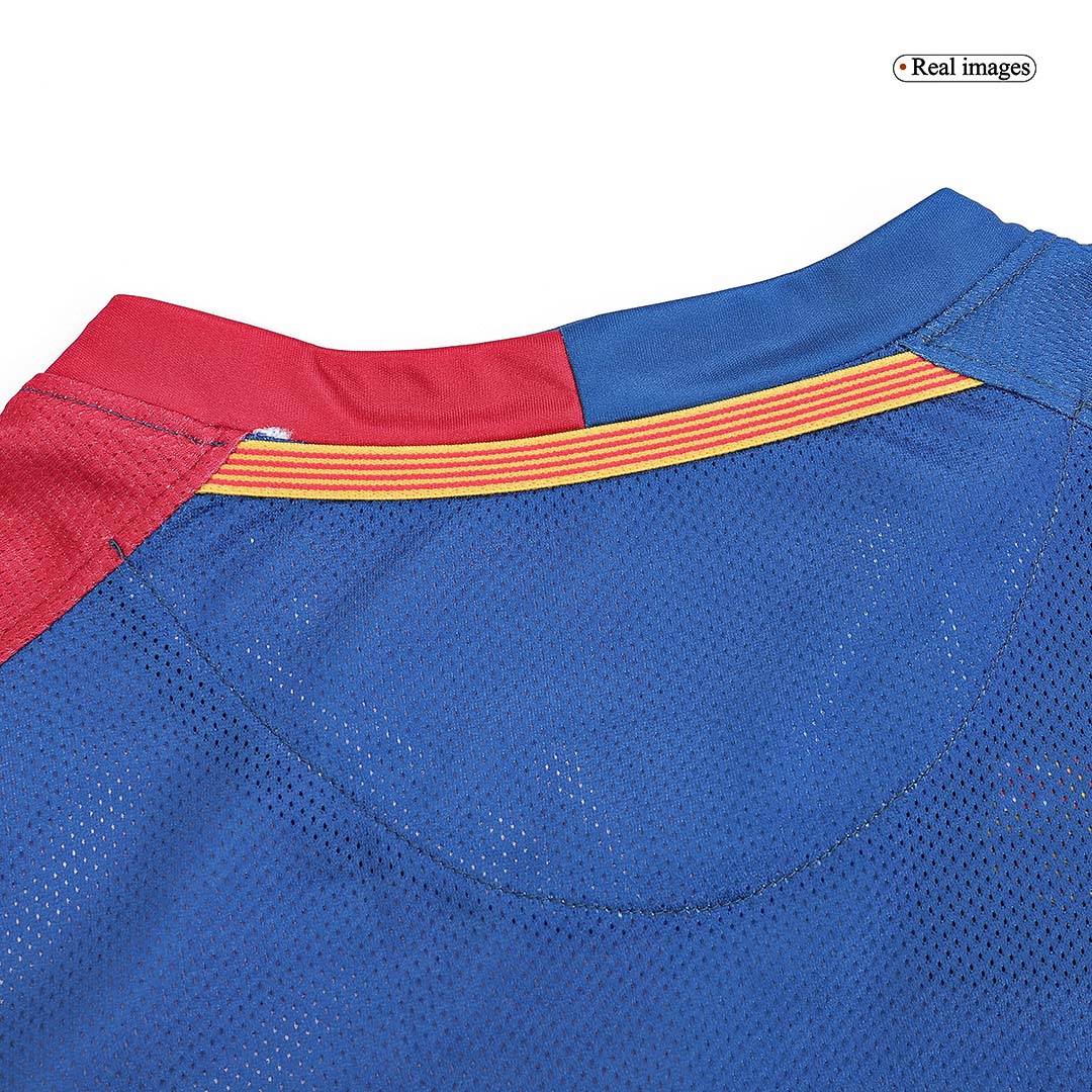Retro A.INIESTA #8 2008/09 Barcelona Home Long Sleeve  Football Shirt- UCL Final Best Football Kits Shop