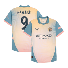 Player Version HAALAND #9 Manchester City Fourth Away  Football Shirt 2024/25- Definitely City (UCL) Best Football Kits Shop