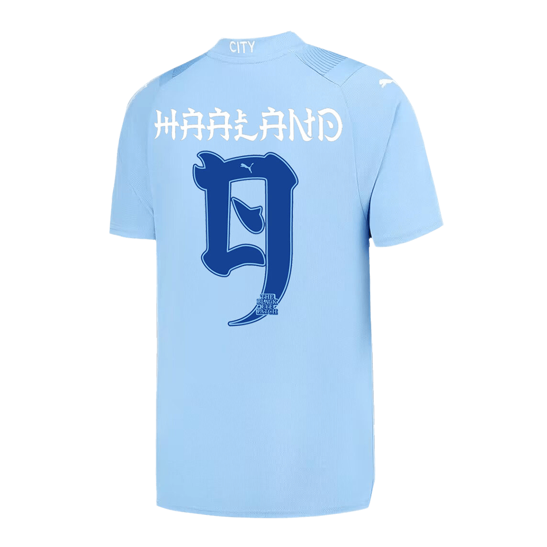 HAALAND #9 Manchester City Japanese Tour Printing Home  Football Shirt 2023/24 Best Football Kits Shop