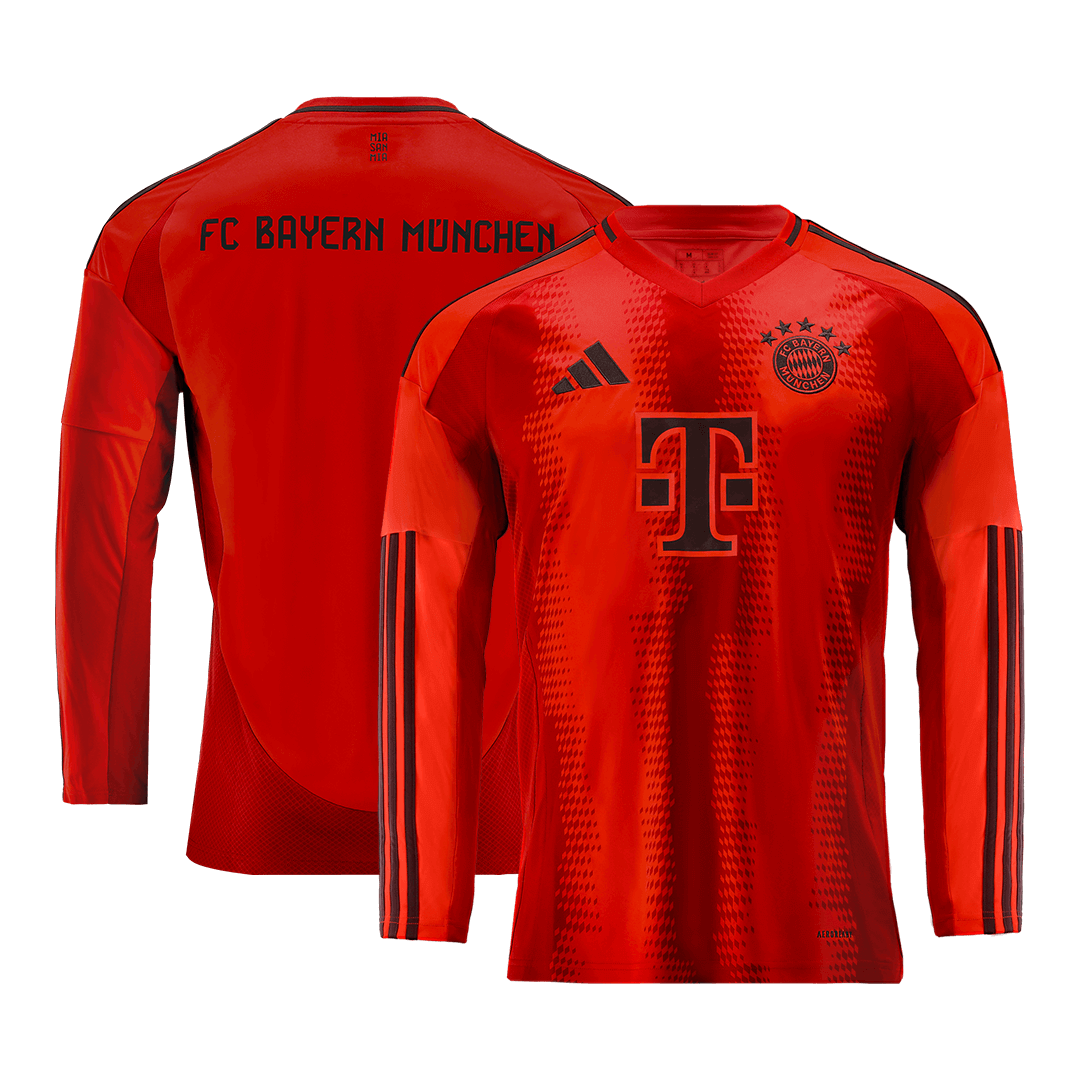 Bayern Munich Home Long Sleeve  Football Shirt 2024/25 Best Football Kits Shop