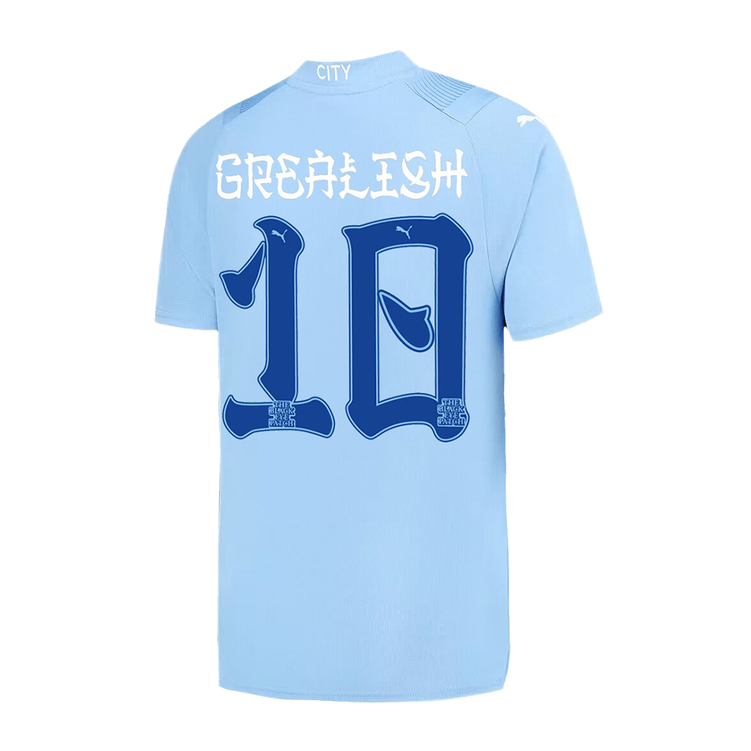 GREALISH #10 Manchester City Japanese Tour Printing Home  Football Shirt 2023/24 Best Football Kits Shop