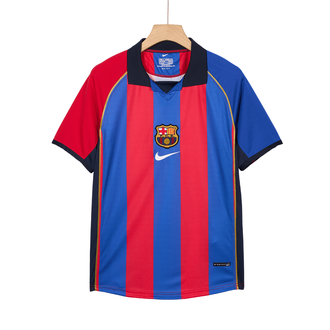 Retro XAVI #6 2001/02 Barcelona Home  Football Shirt Best Football Kits Shop