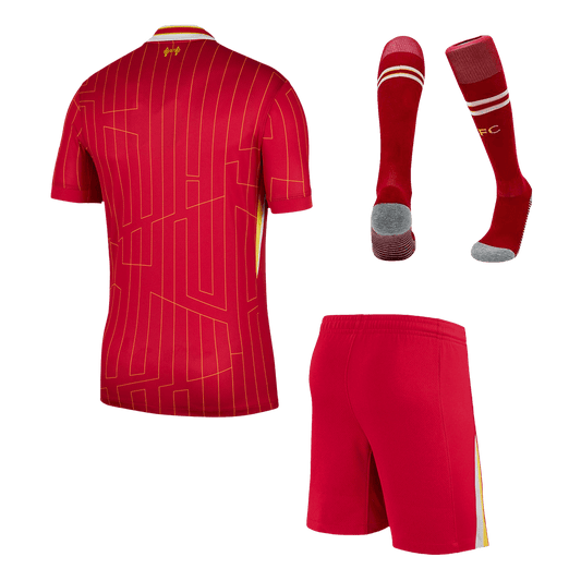 Liverpool Home  Football Shirt Kit(Jersey+Shorts+Socks) 2024/25 Best Football Kits Shop