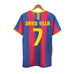 Retro DAVID VILLA #7 2010/11 Barcelona Home  Football Shirt Best Football Kits Shop