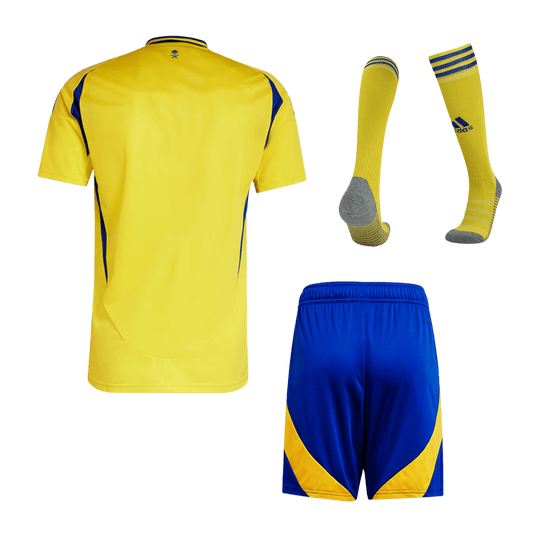 Al Nassr Home  Football Shirt Kit(Jersey+Shorts+Socks) 2024/25 Best Football Kits Shop