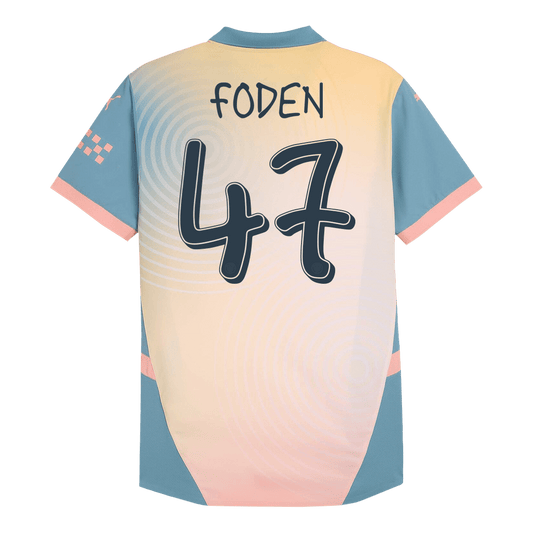 Player Version FODEN #47 Manchester City Fourth Away  Football Shirt 2024/25 - Definitely City Best Football Kits Shop