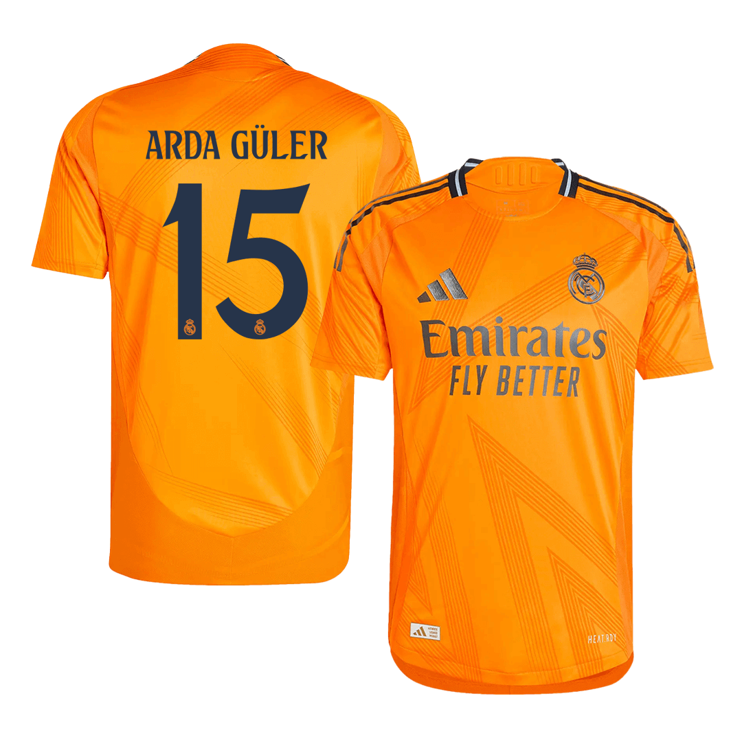 Player Version Arda Güler #15 Real Madrid Away  Football Shirt 2024/25 Best Football Kits Shop