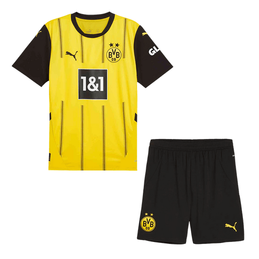 Borussia Dortmund Home  Football Shirt Kit(Jersey+Shorts) 2024/25 Best Football Kits Shop
