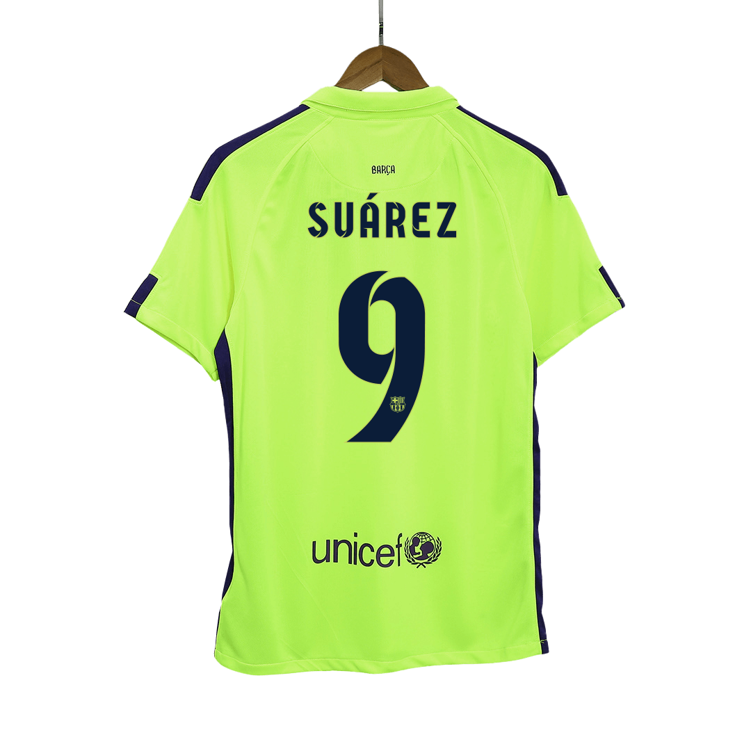 Retro Suárez #9 2014/15 Barcelona Third Away  Football Shirt Best Football Kits Shop