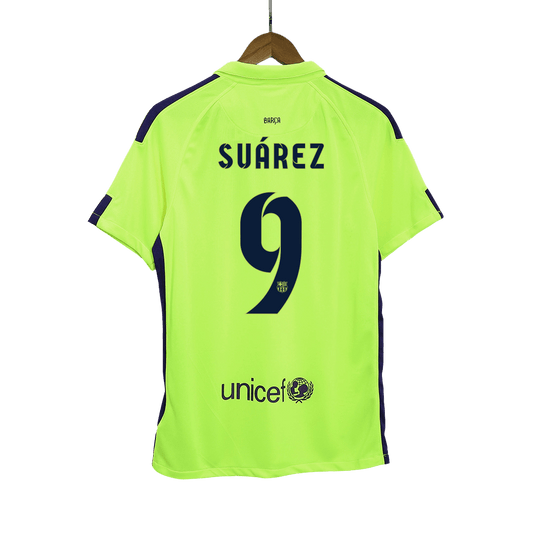 Retro Suárez #9 2014/15 Barcelona Third Away  Football Shirt Best Football Kits Shop