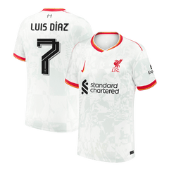 LUIS DÍAZ  #7 Liverpool Third Away  Football Shirt 2024/25 Best Football Kits Shop