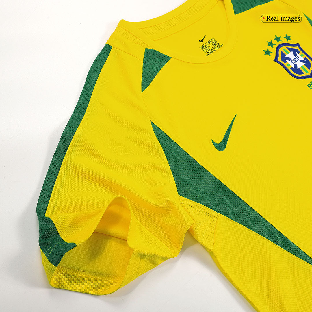 Retro RONALDO #9 2002/03 Brazil Home  Football Shirt Best Football Kits Shop