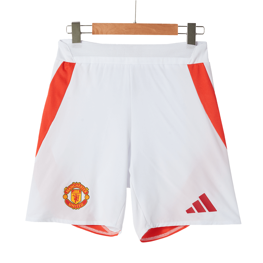 Player Version Manchester United Home Soccer Shorts 2024/25 Best Football Kits Shop