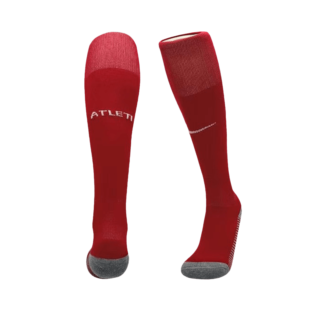 Atletico Madrid Home Soccer Socks 2024/25 Best Football Kits Shop