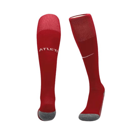 Atletico Madrid Home Soccer Socks 2024/25 Best Football Kits Shop