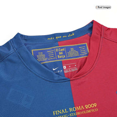 Retro ETO'O #9 2008/09 Barcelona Home Long Sleeve  Football Shirt- UCL Final Best Football Kits Shop