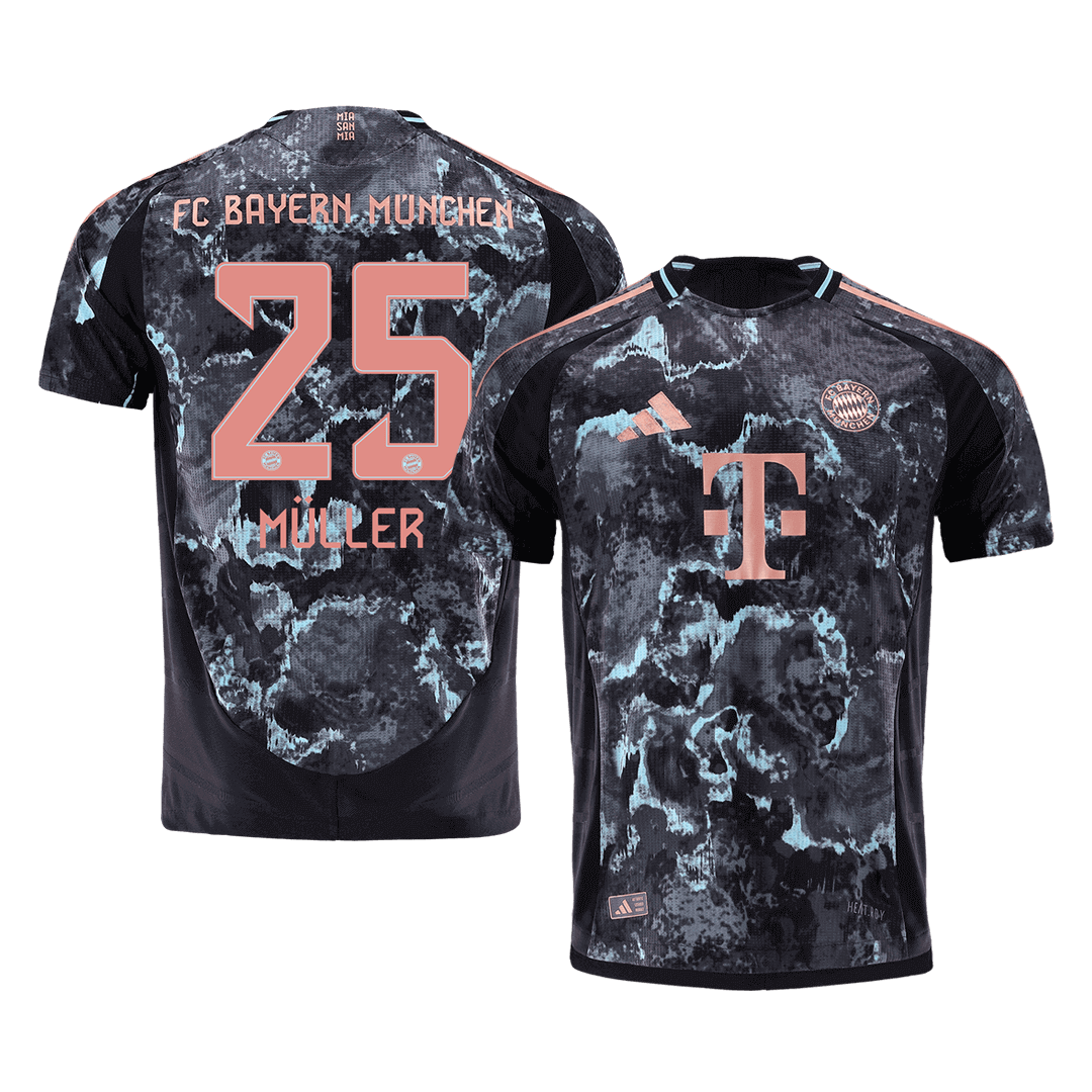Player Version MÜLLER #25 Bayern Munich Away  Football Shirt 2024/25 Best Football Kits Shop