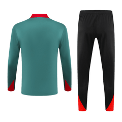 Kid's Liverpool Zipper Sweatshirt Kit(Top+Pants) 2024/25 Best Football Kits Shop