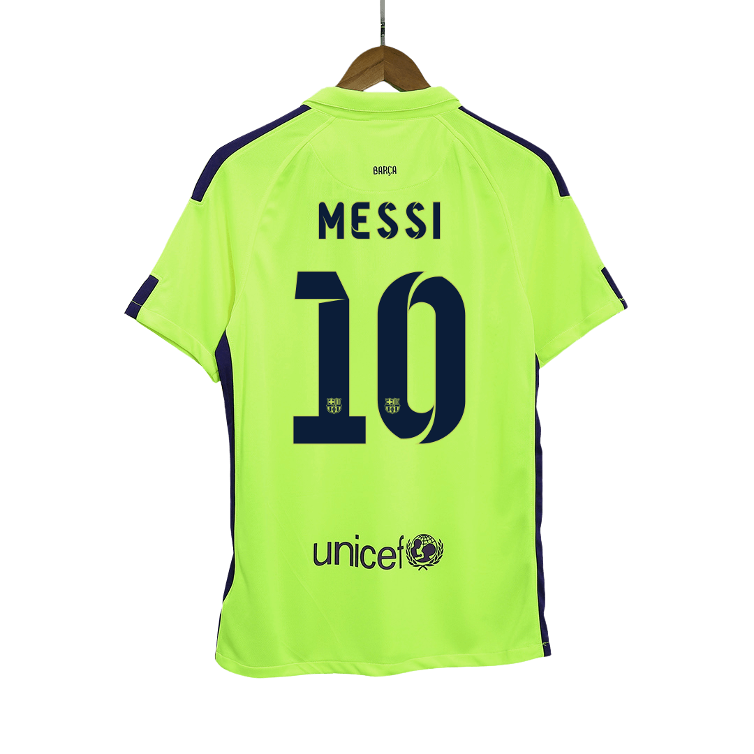 Retro MESSI #10 2014/15 Barcelona Third Away  Football Shirt Best Football Kits Shop