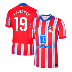 Player Version J.ALVAREZ #19 Atletico Madrid Home  Football Shirt 2024/25 Best Football Kits Shop