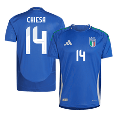 Player Version CHIESA #14 Italy Home  Football Shirt Euro 2024 Best Football Kits Shop