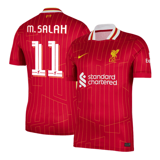 M.SALAH #11 Liverpool Home  Football Shirt 2024/25 - UCL Best Football Kits Shop
