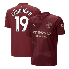 G?NDO?AN #19 Manchester City Third Away  Football Shirt 2024/25 Best Football Kits Shop