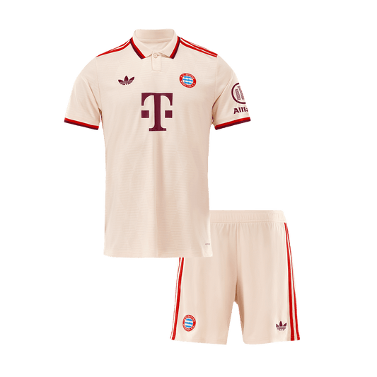 Kid's Bayern Munich Third Away  Football Shirt Kit(Jersey+Shorts) 2024/25 - UCL Best Football Kits Shop