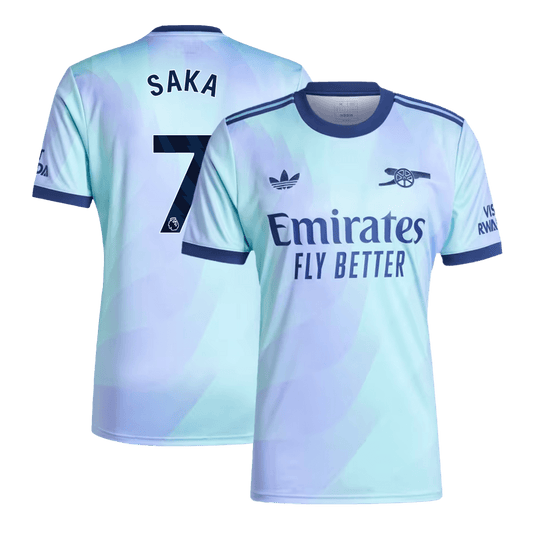 SAKA #7 Arsenal Third Away  Football Shirt 2024/25 Best Football Kits Shop
