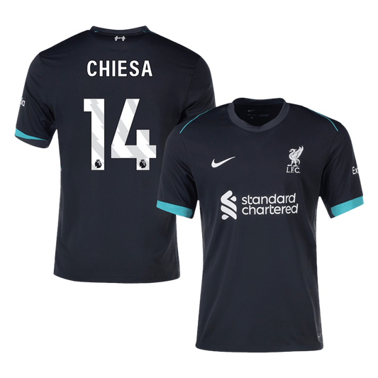 CHIESA #14 Liverpool Away  Football Shirt 2024/25 Best Football Kits Shop