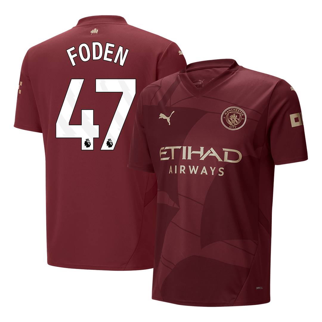 FODEN #47 Manchester City Third Away  Football Shirt 2024/25 Best Football Kits Shop