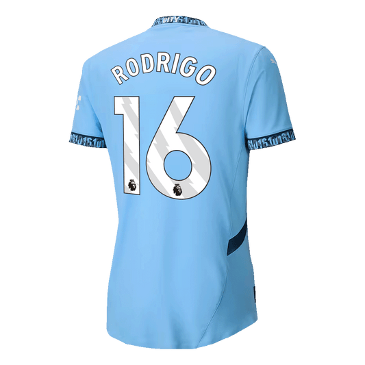 Player Version RODRIGO #16 Manchester City Home  Football Shirt 2024/25 Best Football Kits Shop