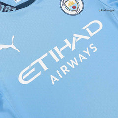 Player Version HAALAND #9 Manchester City Home  Football Shirt 2024/25 - UCL Best Football Kits Shop