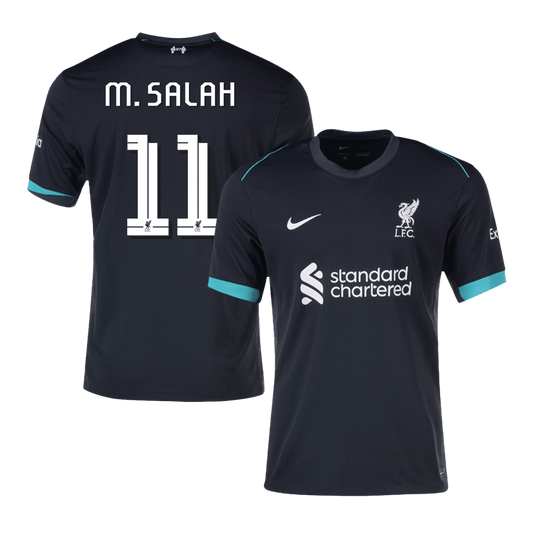 M.SALAH #11 Liverpool Away  Football Shirt 2024/25 - UCL Best Football Kits Shop
