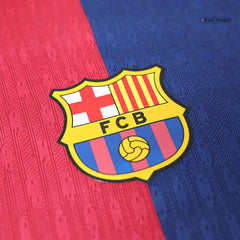 Player Version Barcelona Home  Football Shirt 2024/25 - 125th Anniversary(Spotify Logo Without Text) Best Football Kits Shop