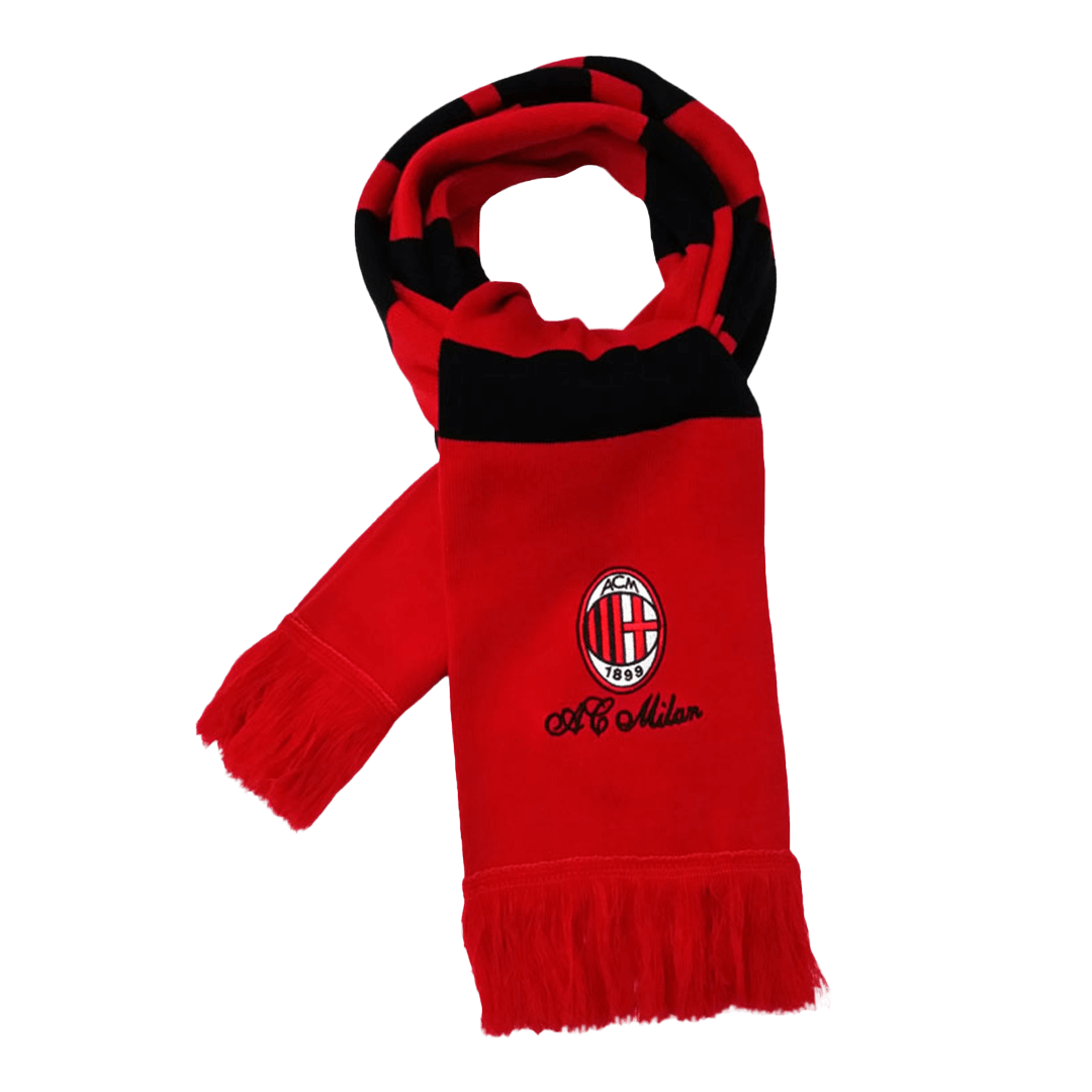 AC Milan Soccer knitting Scarf Red Red&Black Best Football Kits Shop