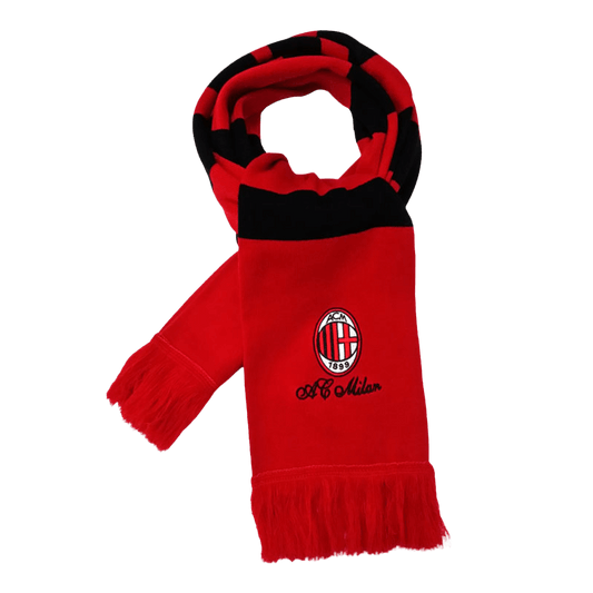 AC Milan Soccer knitting Scarf Red Red&Black Best Football Kits Shop